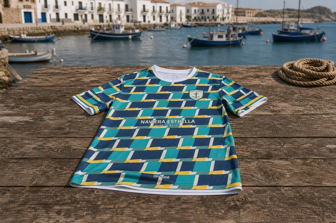 Club Costero 98: la camiseta de puerto de finales de los 90 - Offside Originals