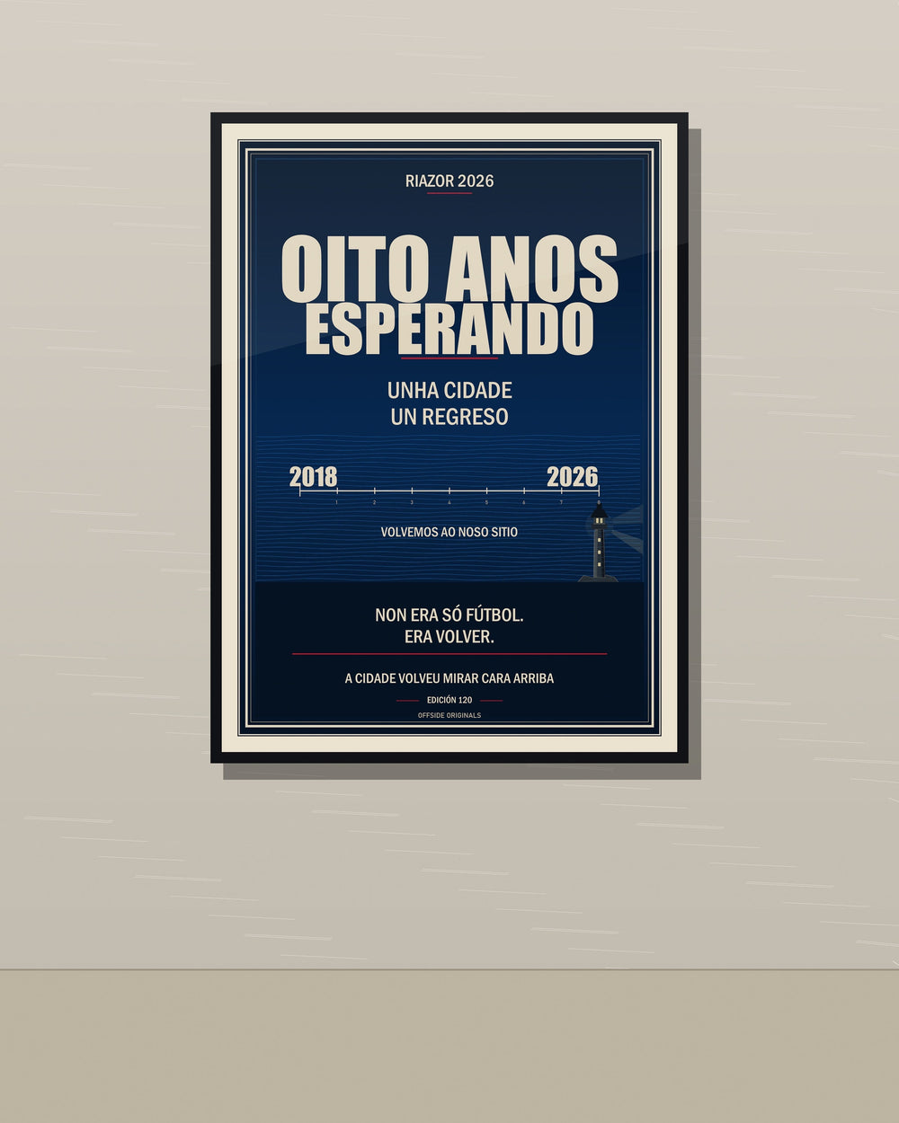 Láminas de fútbol y posters: el regalo futbolero que no depende de una talla - Offside Originals