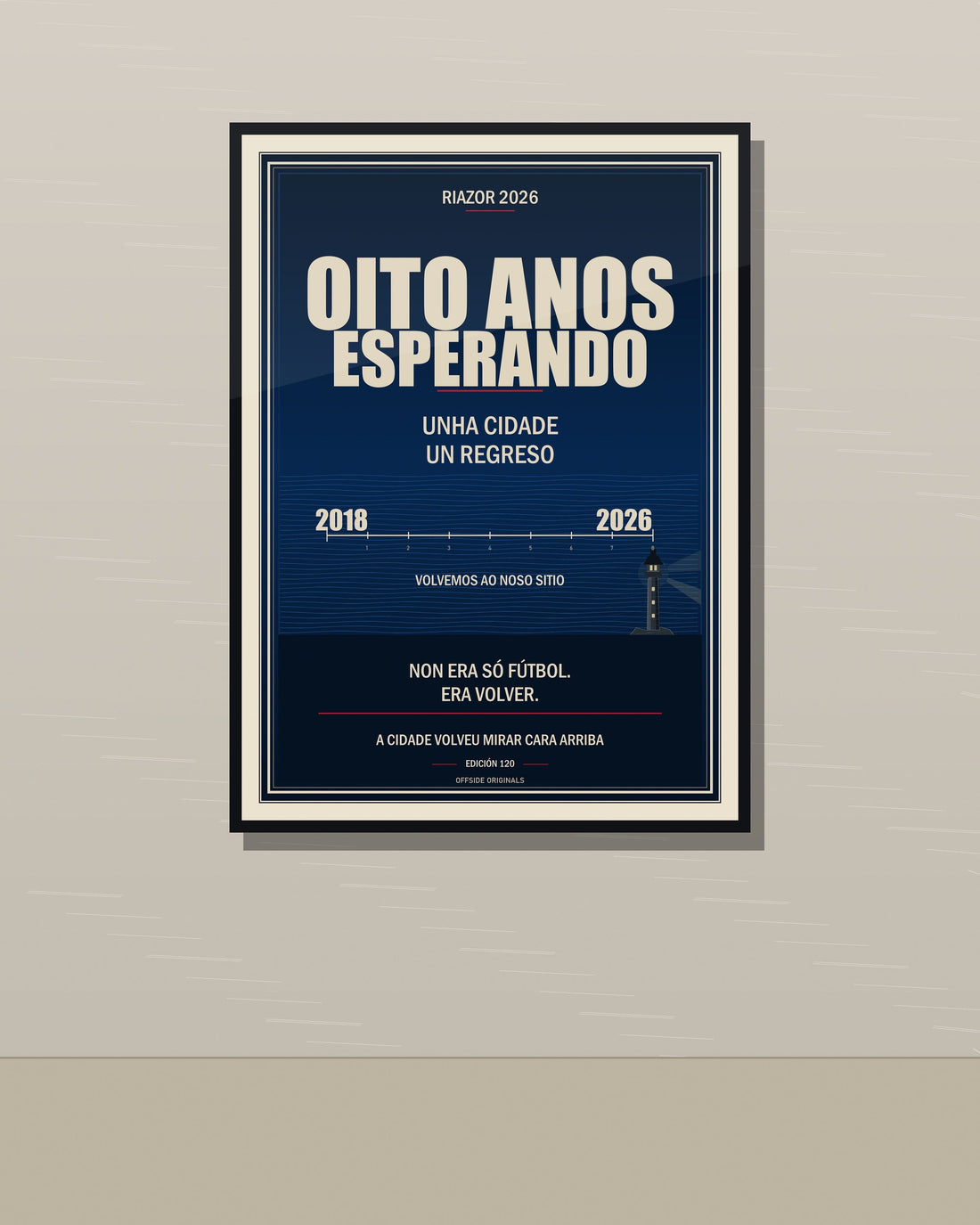 Láminas de fútbol: cómo decorar con pósters retro sin caer en el cuarto de adolescente - Offside Originals