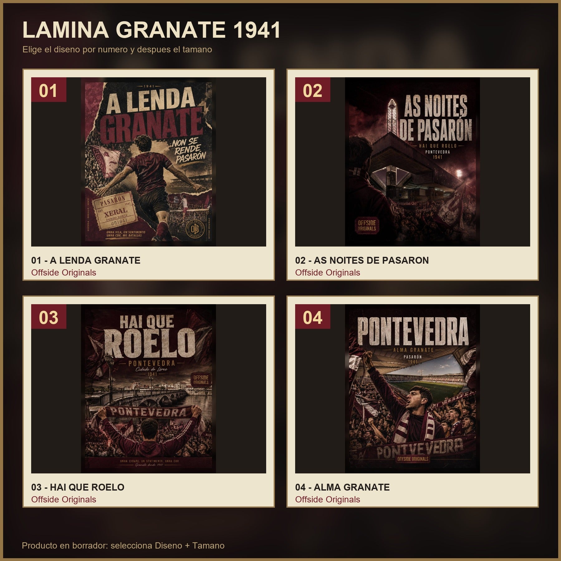 Lámina Granate 1941 - Colección Pasarón