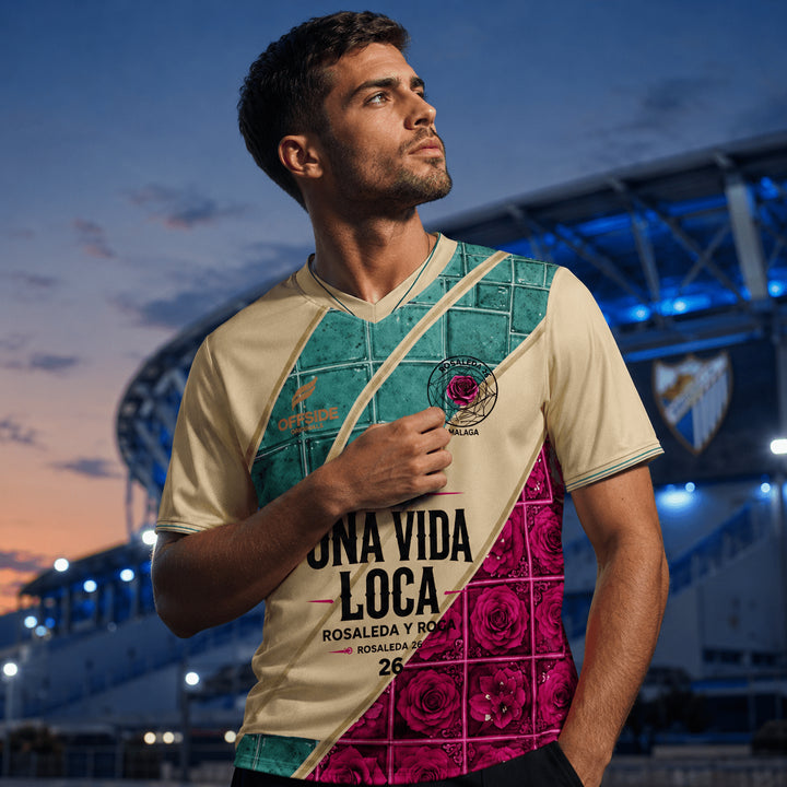 Málaga Rosaleda 26 - Camiseta Retro