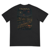 Txosna camiseta Bilbao Negro - vista trasera del producto y la camiseta