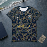 Camiseta Mar del Plata '94 - frontal limpio en malla deportiva de estampado integral