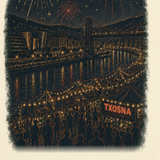 Txosna camiseta Bilbao Marfil - detalle de la escena trasera