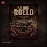 Lámina Granate 1941 diseño 03 Hai Que Roelo marco numerado Offside Originals