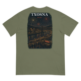 Txosna camiseta Bilbao Verde musgo - vista trasera del producto y la camiseta