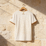 Camiseta Iberia Blanca Meridiano 26 - espalda limpia sin dorsal