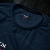 Etiqueta interior Offside Originals de la sudadera Riazor 2026 con fondo atlántico