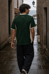 Fisterra camiseta retro gallega - vista trasera lifestyle