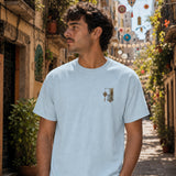Carrer Guarnit camiseta Barcelona Azul claro - frontal de la camiseta de alto gramaje