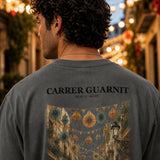 Carrer Guarnit camiseta Barcelona Negro - detalle de la grafica trasera inspirada en carrers guarnits
